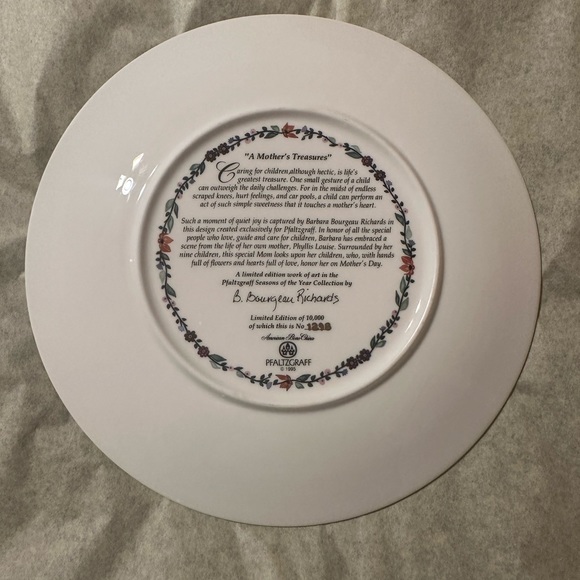 PFALTZGRAFF 5 seasons of the year plates, rare find discontinued - Picture 10 of 11